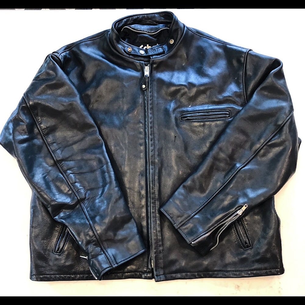 Vintage Schott NYC Cafe Racer Motorcycle Jacket